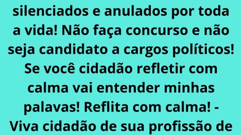 Não faça concurso público cidadão Brasileiro! A Justiça Brasileira tem nojo do cidadão Brasileiro.