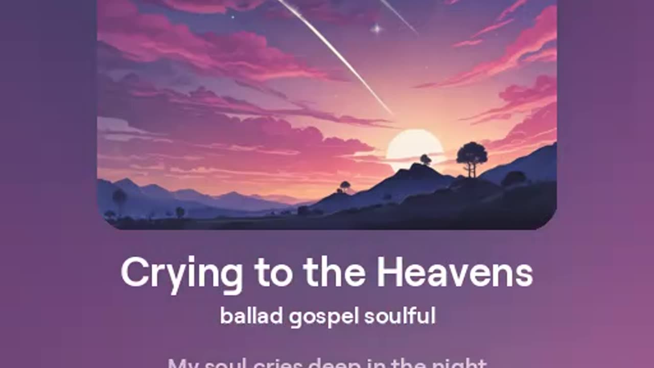 Gospel- Crying to the Heavens