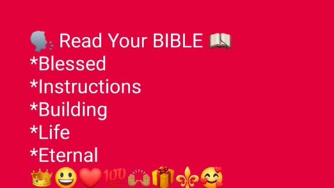 Read Your BIBLE