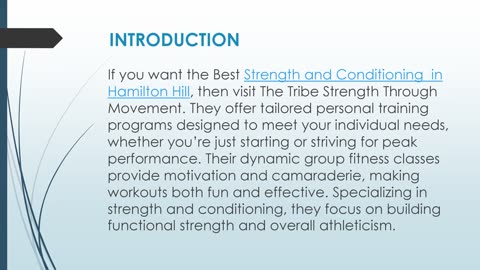 Best Strength and Conditioning in Hamilton Hill