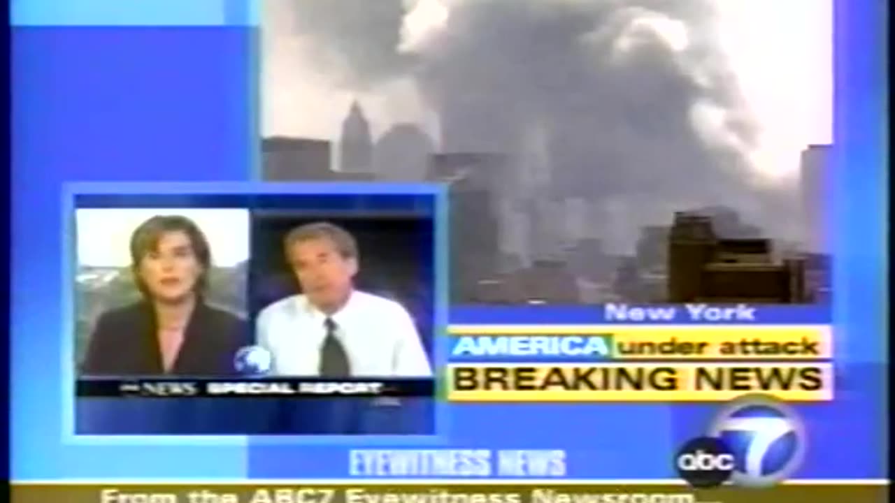 911 Rare KABC Los Angeles ABC7 News Afternoon Coverage Part 8
