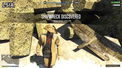 Shipwreck Location September 1, 2022