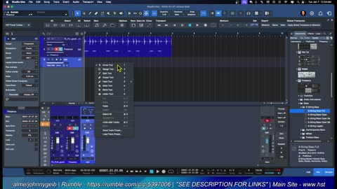 Copying Events Between Songs - Studio One Pro 7 - Home Studio Trainer Show