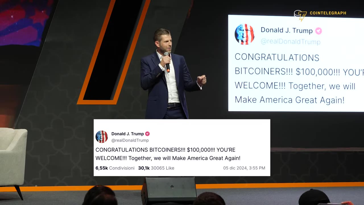 Eric Trump Explains How His Dad Could Propel BTC to $1M