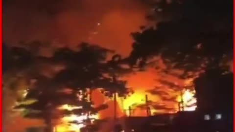 Massive Fire Near Bageshwari Temple in Mumbai’s Goregaon; No Casualties Reported