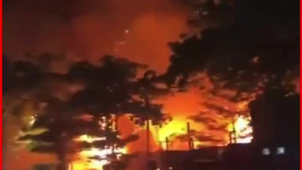 Massive Fire Near Bageshwari Temple in Mumbai’s Goregaon; No Casualties Reported