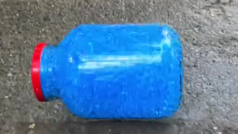 Breaking glass bottles