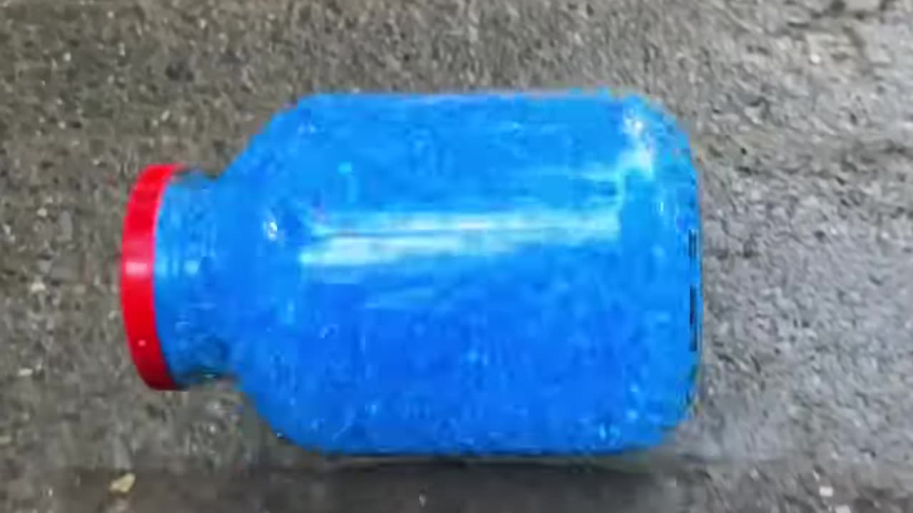 Breaking glass bottles