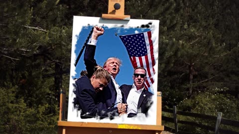 Trump Maga Fist Painting