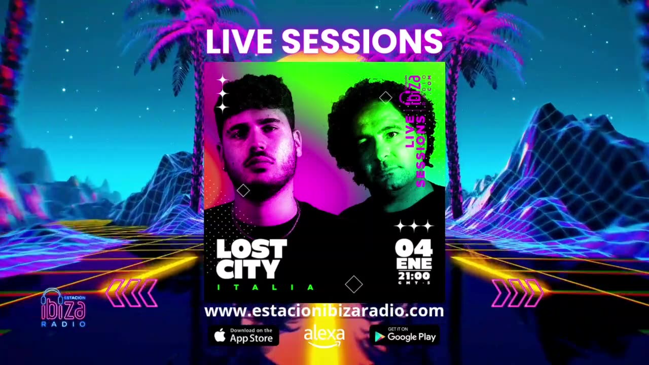 Lost City Live Sessions Sabado 4 enero 2025