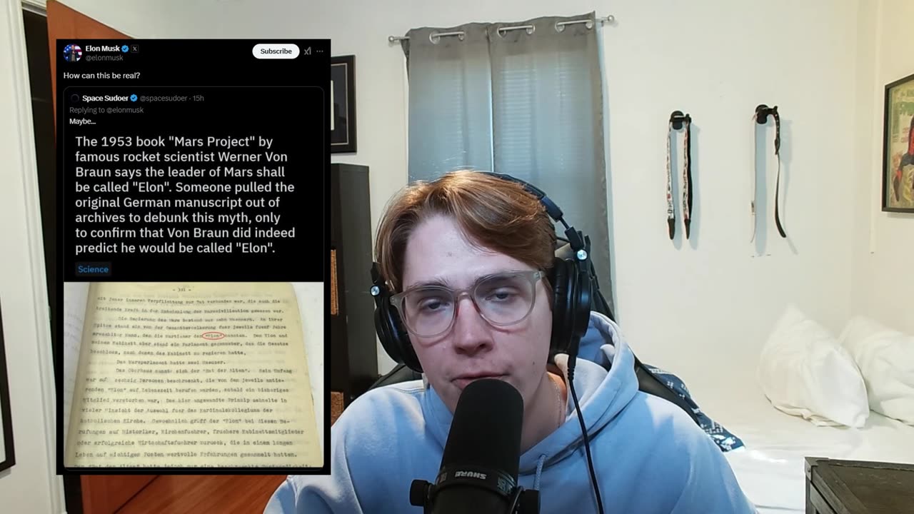 Nazi Scientist Predicts Elon 70+ Years Ago???