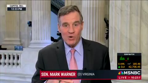 Dem Senator Mark Warner Tries to Retract Praise of Trump's Border Results But Fumbles Spectularly