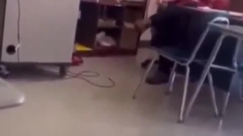 To prove that he is a real man, black student slaps white teacher