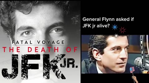 General Flynn asked if JFK jr Alive? Q - Lets GO!!