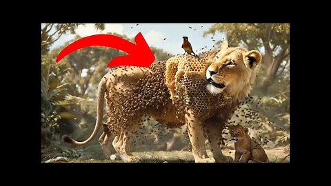 A Loin infested millions of parasites Rescue team successfully
