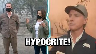 After Trespassing On Burned-Out Property For Photo-Op In '20, Newsom Says Trump 'Politicizes' Fires