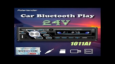 520AI 1 DIN CAR RADIO MP3 24V Bluetooth Car MP3 Player Card Review