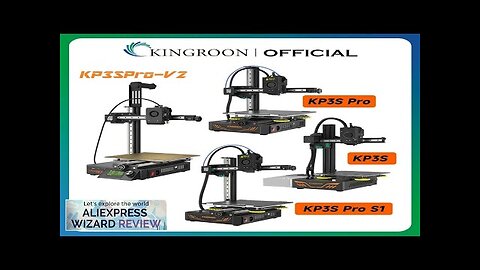 KINGROON KP3S KP3S PRO KP5L FDM 3D Printer Kit High Precision Review