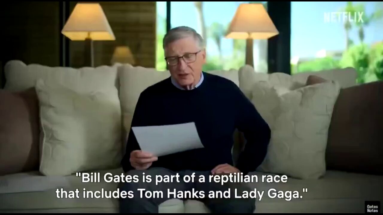 Bill Gates and Lady Boy Gaga Discuss Being Part of a Reptilian Race Alongside Tom Hanks