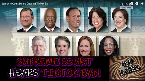 Supreme Court Hears Arguments On Banning Tiktok Before New Admin