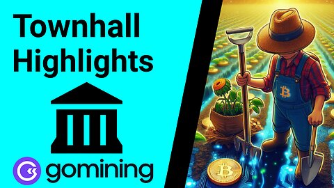 Gomining Townhall Highlights, New and Upcoming Features! | Gomining Ep. 9