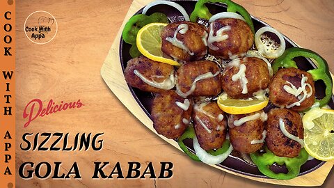 Sizzling Gola Kabab | Gola Kabab Inferno | Kabab Sizzler | Hot Plate Gola Treat #Sizzling #Kabab