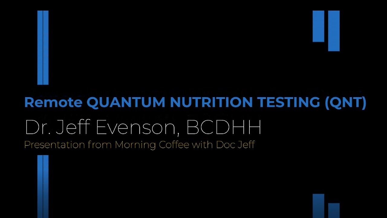 What is Remote Quantum Nutrition Testing (QNT)?