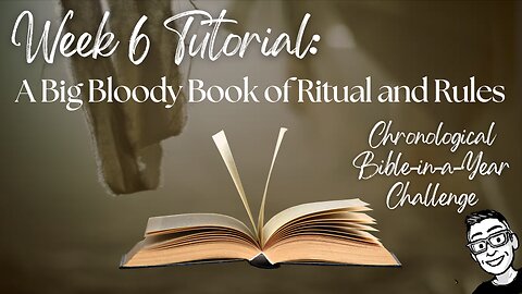 Week 6 Tutorial: A Big Bloody Book of Ritual and Rules (Leviticus 1—22)