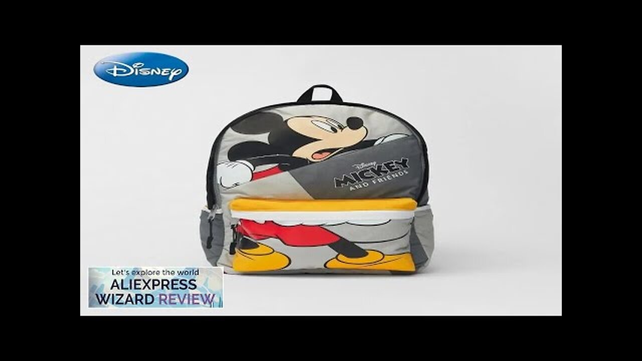 Disney Boutique Fashion Children's Backpack Mickey Cartoon School Bag Kids Boys Girls Review