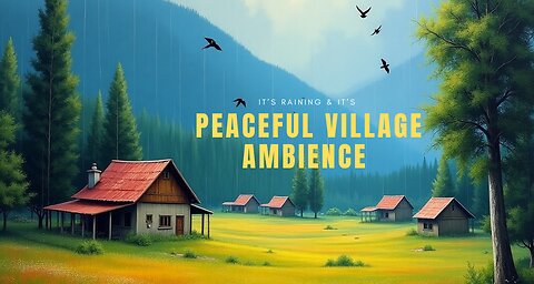 Rain in Rural Kashmir Ambience 🌧️ Lofi Sleep Music & Nature Sounds ASMR Relaxation, Meditation