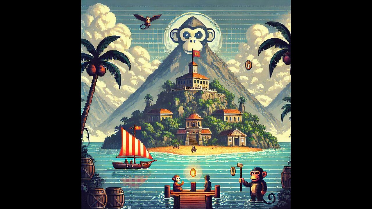 Secret of Monkey Island island stream