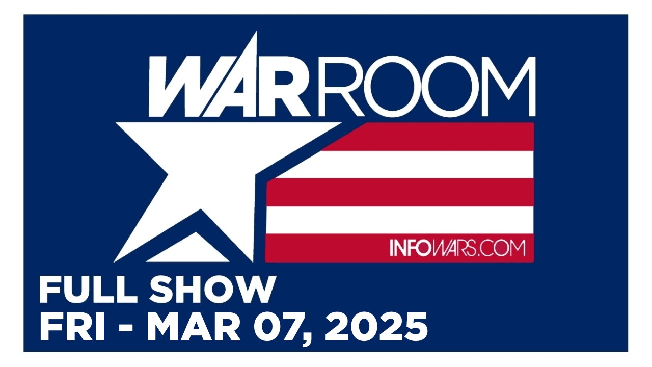 WAR ROOM [FULL] Friday 3/7/25 • End to War Near? Peacemaker Trump Has Both Putin and Zelensky Ready