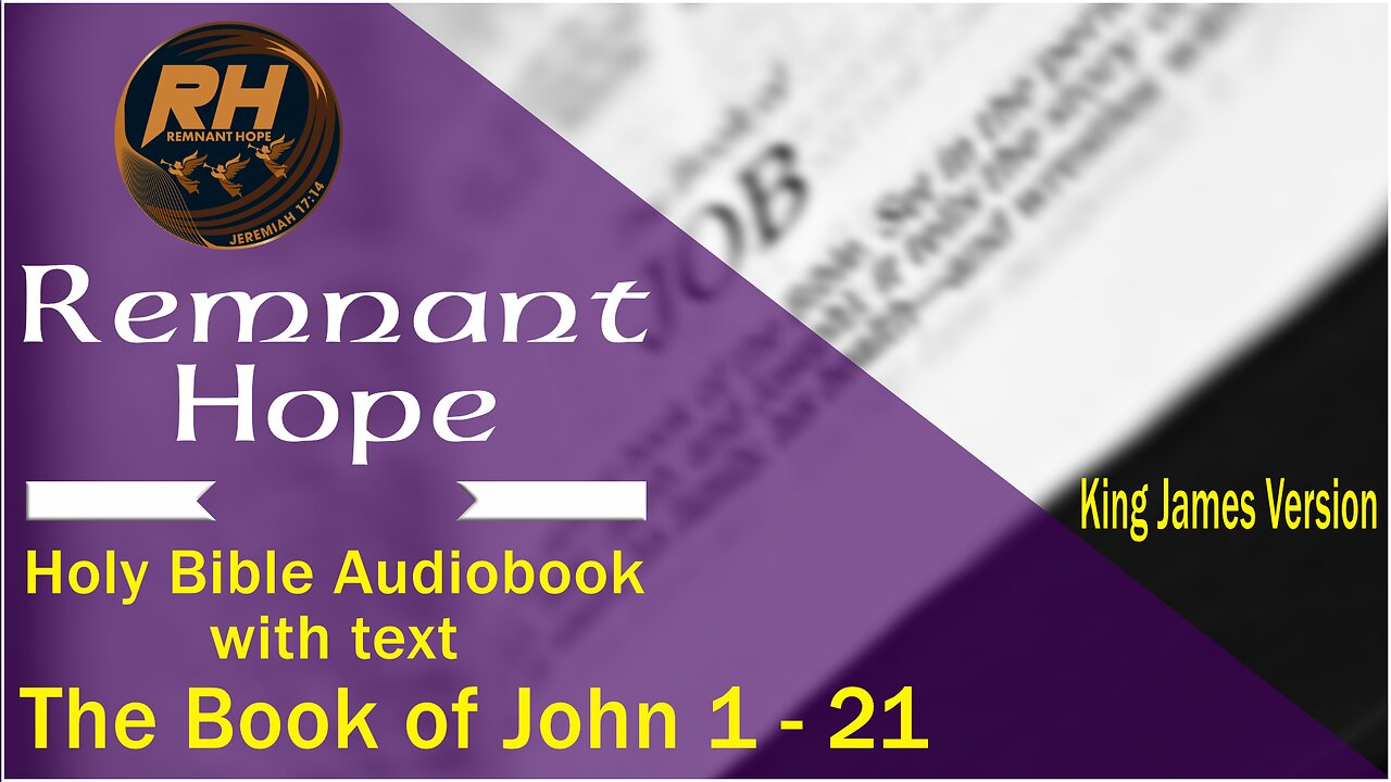 The Book of John KJV | Audio Bible (FULL) by Max #McLean #KJV #audiobible #audiobook