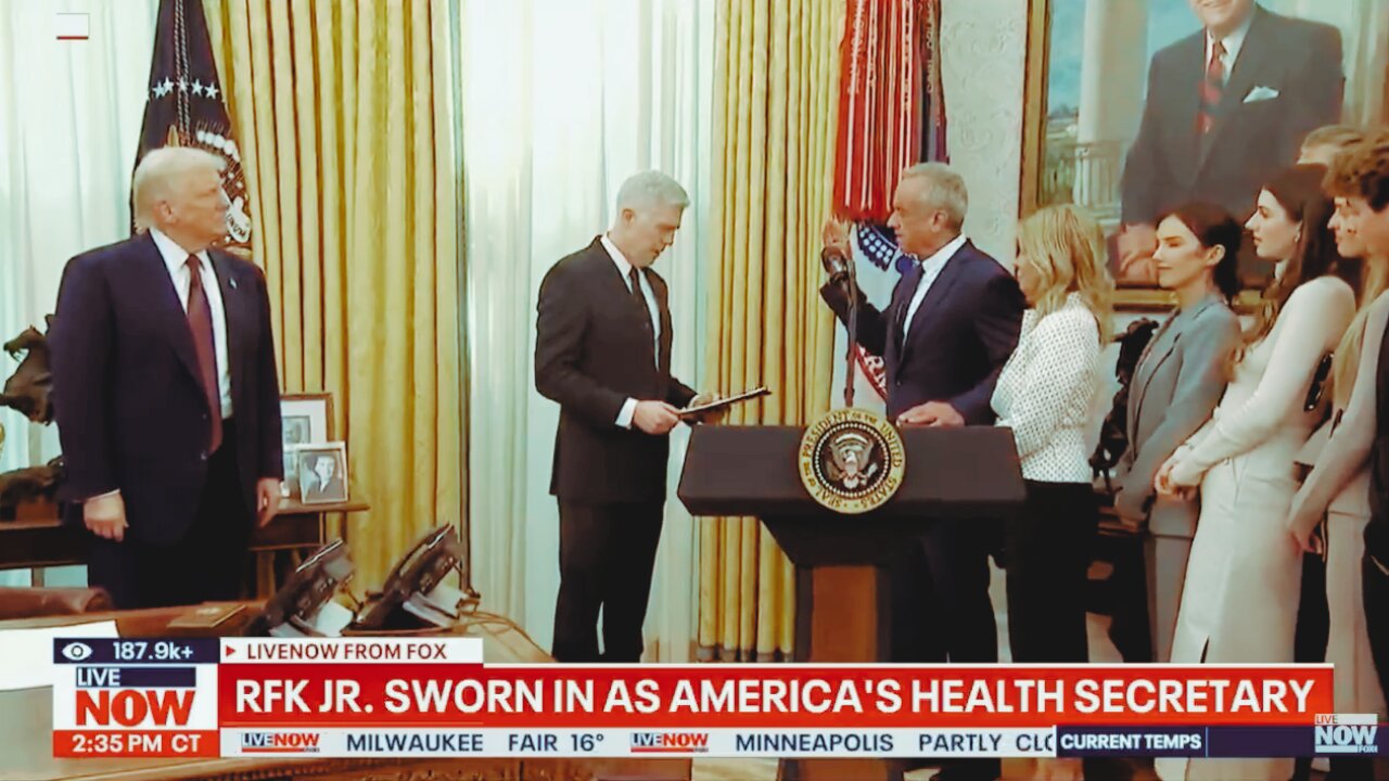 Robert F. Kennedy Jr. Confirmed As Health & Human Services Secretary In The Oval Office