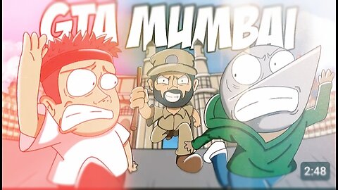 GTA Mumbai | Animation music video | comedy | follow