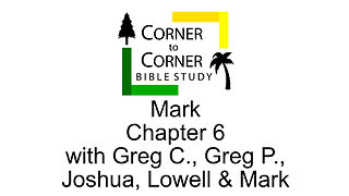 The Gospel according to Mark Chapter 6