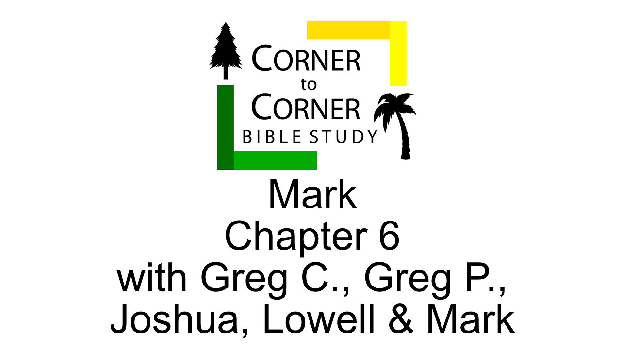 The Gospel according to Mark Chapter 6