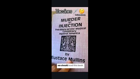 "Murder by Injection" 💉 book goes over the harms of vaccines !