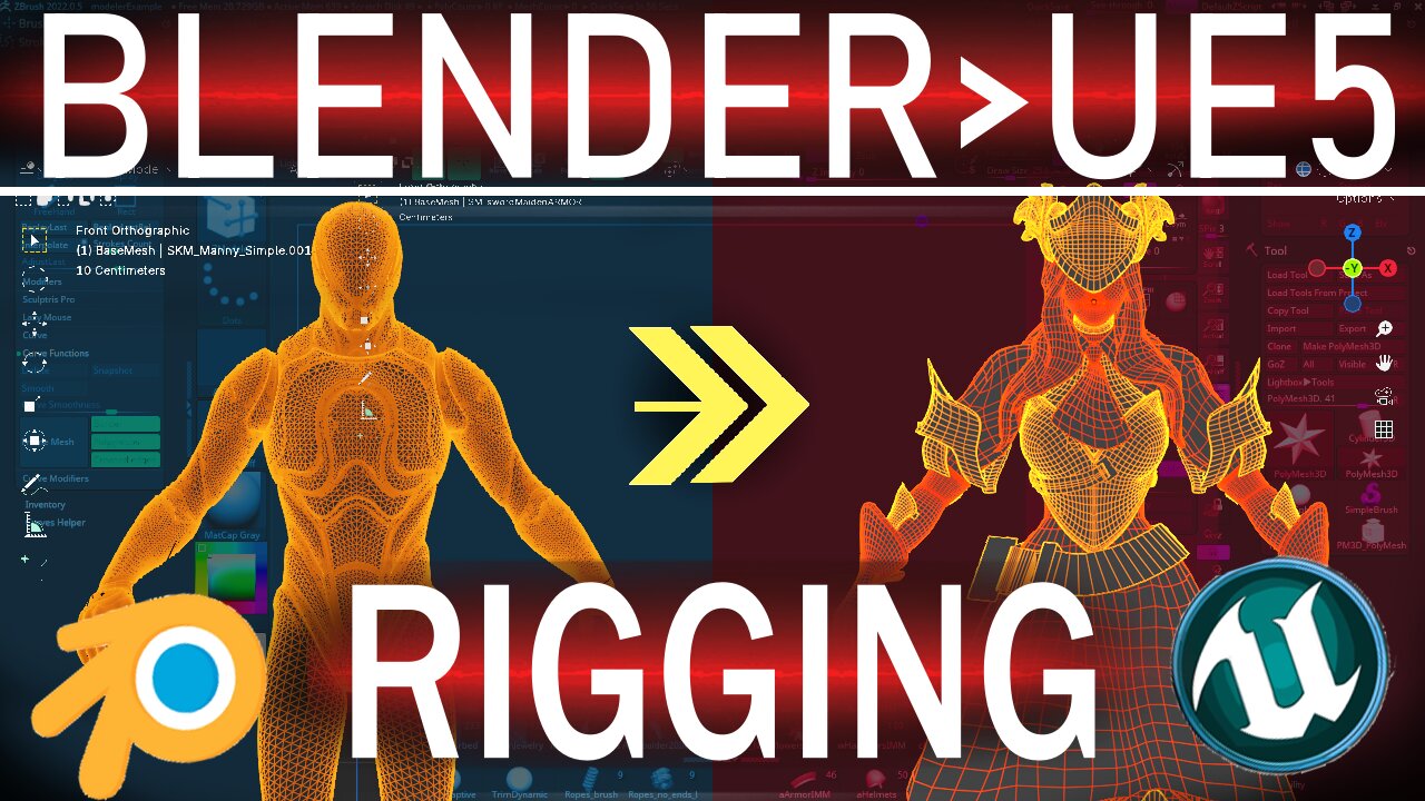 Aligning Mismatched Rigs: Blender to UE5
