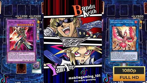 [1080p Raw Uncut] Yami Yugi Dark Magician VS Bandit Keith Dark Magician 闇遊戯 VS バンデット・キース , デュエルリンクス