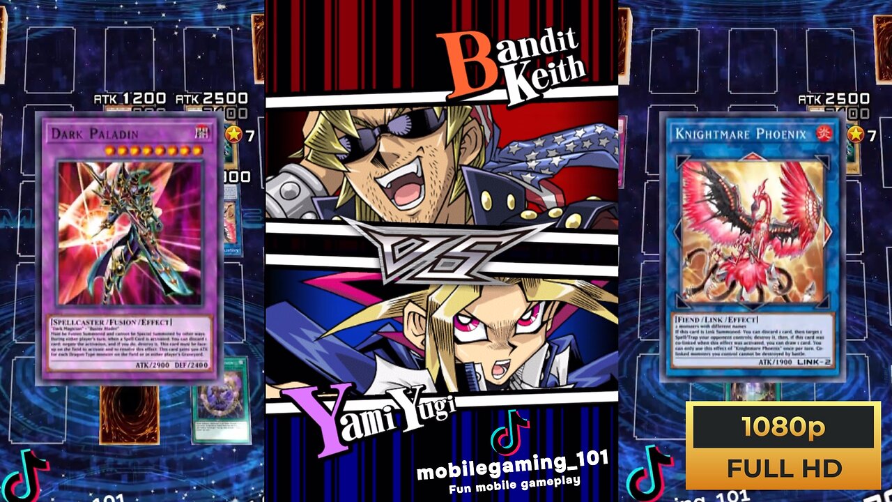 [1080p Raw Uncut] Yami Yugi Dark Magician VS Bandit Keith Dark Magician 闇遊戯 VS バンデット・キース , デュエルリンクス