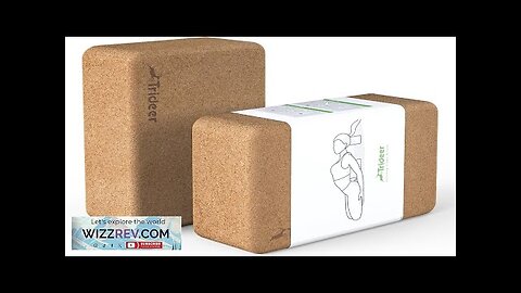 Trideer Cork Yoga Blocks 2 Pack Yoga Blocks Natural Cork High Density Review