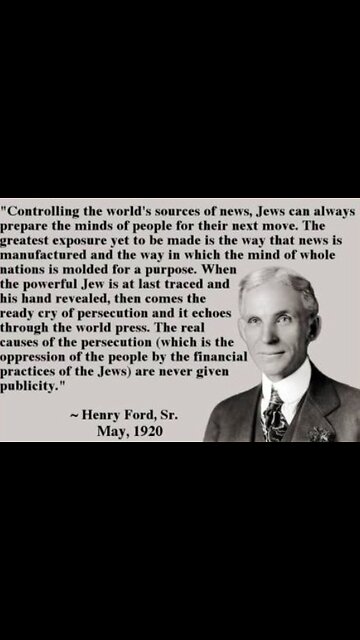 “The odds of a Jew controlling all 5 Top major media outlets is 31 trillion to 1.” - David Duke