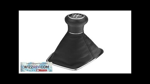 Car Gear Shift Knob w/Gaitor Boot PU Leather For VW Golf 4 Review