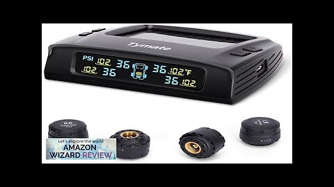 Tymate RV Tire Pressure Monitoring System Tire Pressure Monitor System with Solar Review