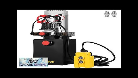 VEVOR Hydraulic Pump 4 Quart Hydraulic Power Unit Double Acting Hydraulic Pump Review