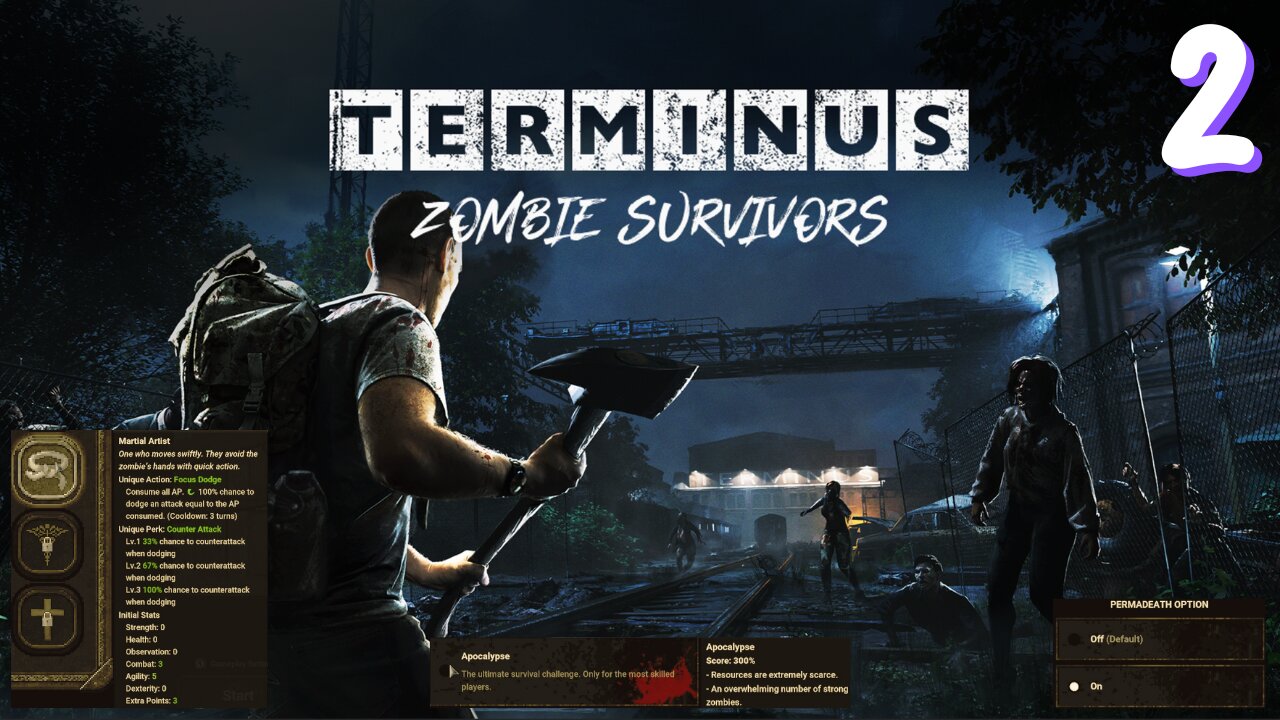 Driver, Apocalypse, Permadeath Ep. 2 - Terminus Zombie Survivors Season 3