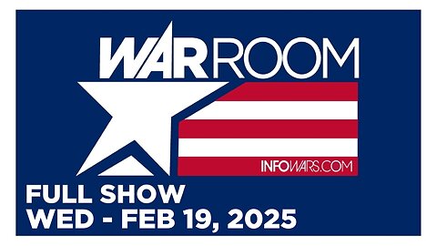 WAR ROOM [FULL] Wednesday 2/19/25 • Trump Calls for ‘Dictator’ Zelensky to Hold Elections in Ukraine