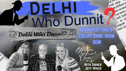 SUPER FUN! Delhi Who Dunnit | Ohio's Escape Game Room Hidden Gem!