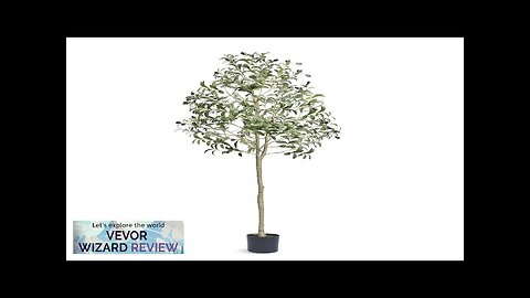 VEVOR Artificial Olive Tree 5 FT Tall Faux Plant Secure PE Material Review